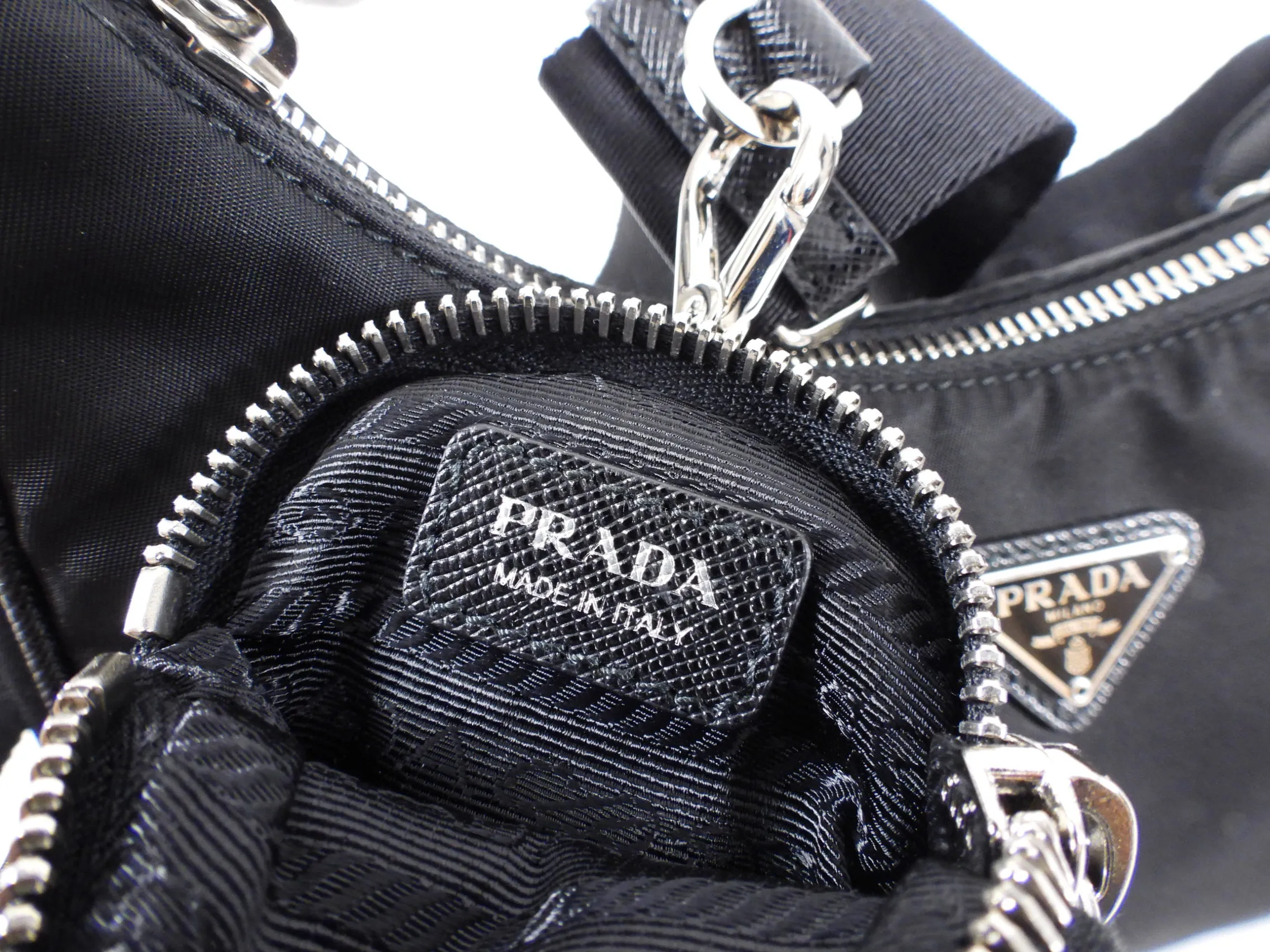 Prada Re-Edition 2005 Black Nylon Crossbody Bag