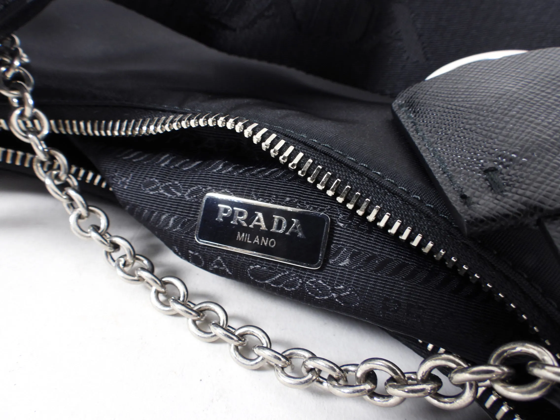 Prada Re-Edition 2005 Black Nylon Crossbody Bag