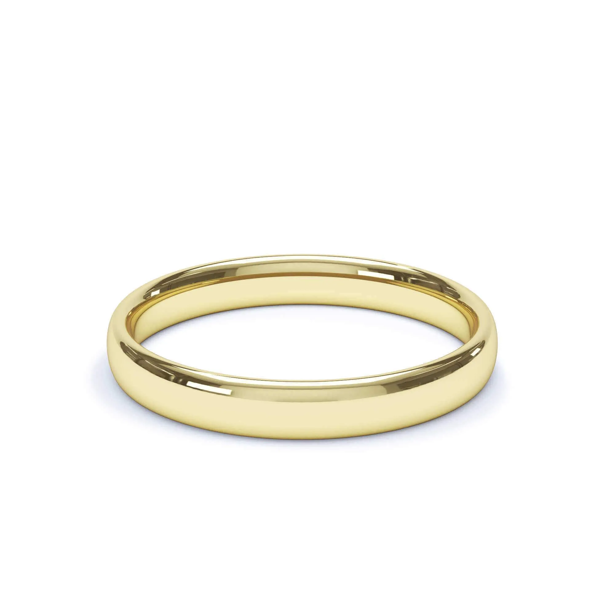 - Regular Court Profile Wedding Ring 18k Yellow Gold