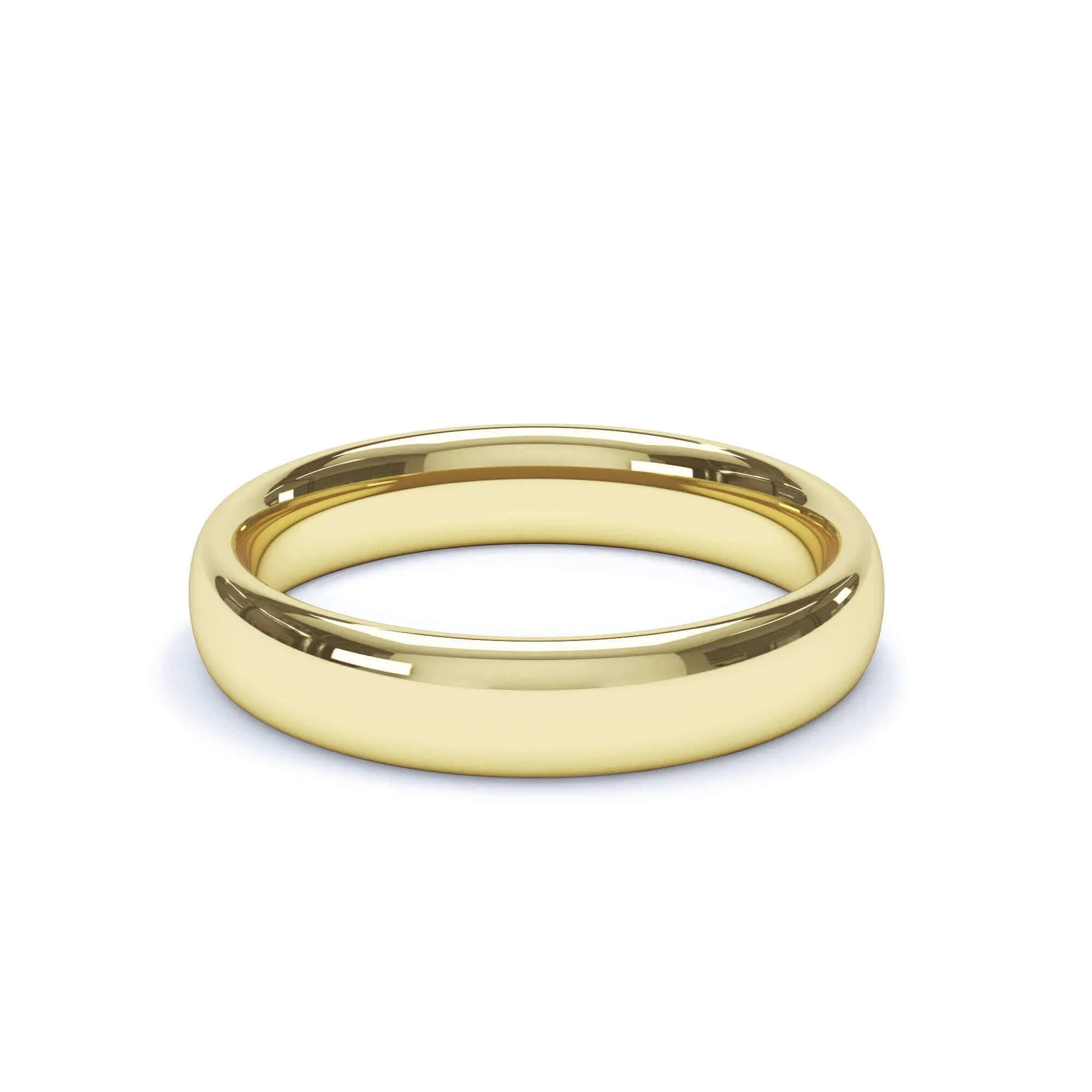 - Regular Court Profile Wedding Ring 18k Yellow Gold