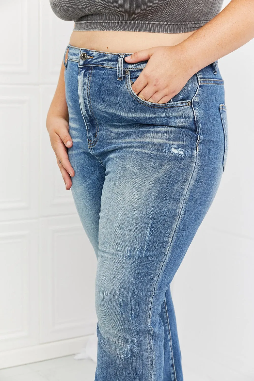 RISEN  Iris High Waisted Flare Jeans