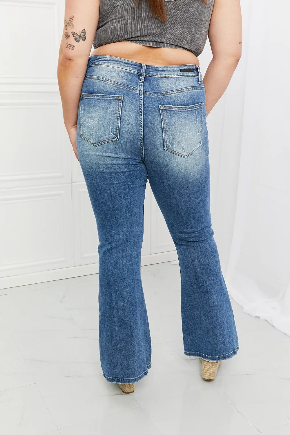 RISEN  Iris High Waisted Flare Jeans