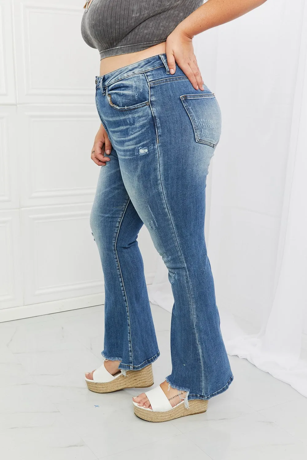 RISEN  Iris High Waisted Flare Jeans