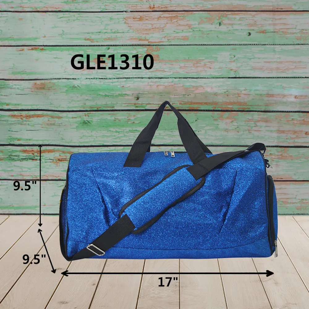 Royal Blue Glitter NGIL Gymnastics Dance and Cheer Duffle Bags