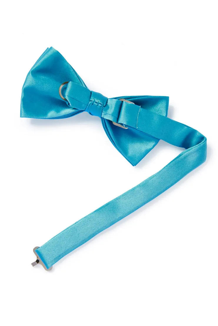 Satin Bow Tie - Dark Turquoise