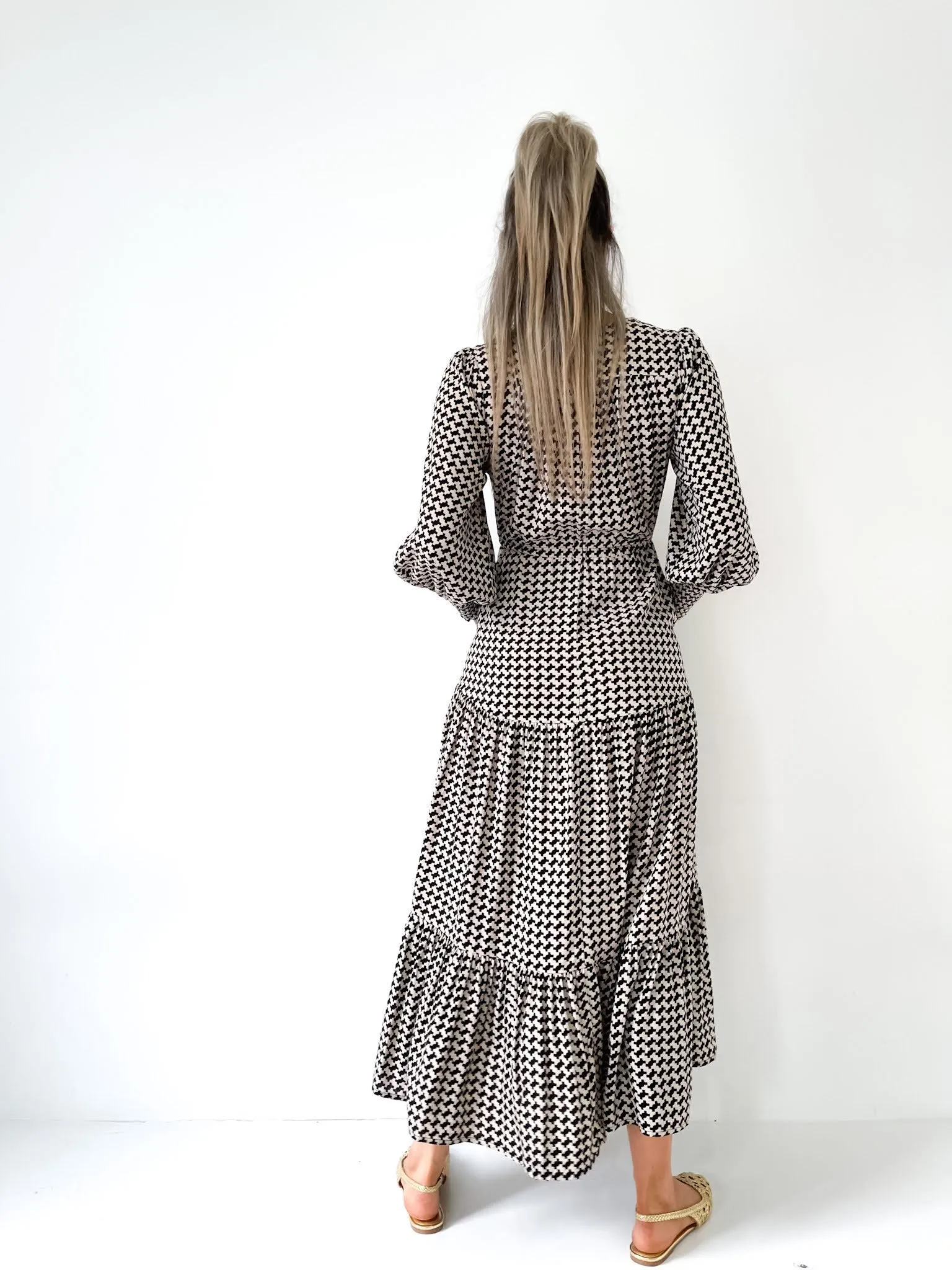 Selma Dress ~ Basket Print