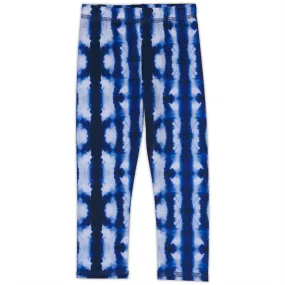 Shibori Hybrid Kids Leggings UPF 50 