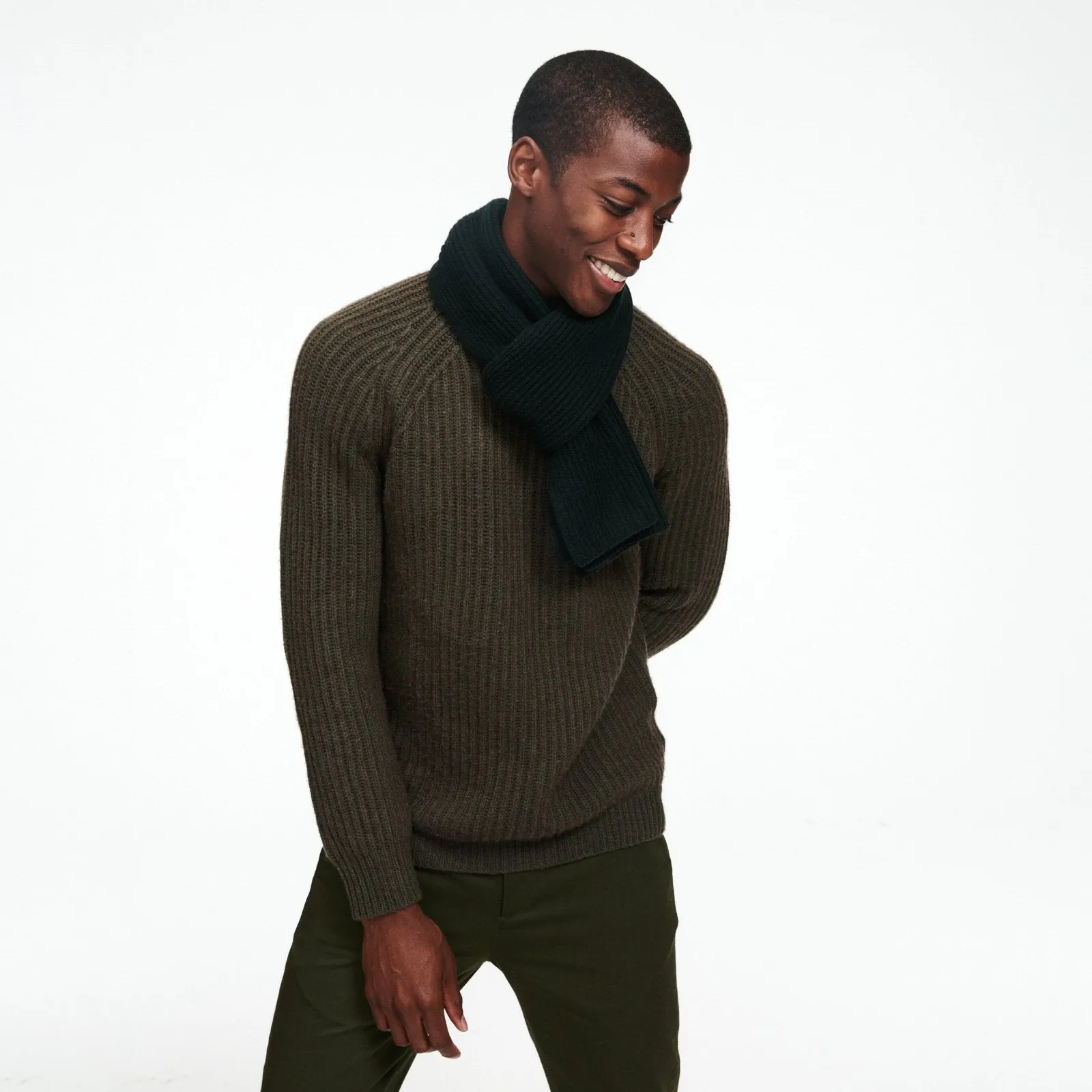 Signature Cashmere Ribbed Scarf