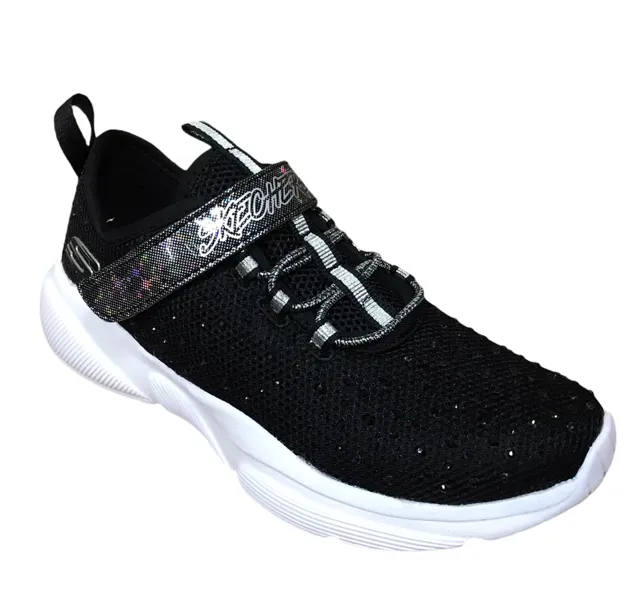 Skechers Meridian Best Intent 81952L BKW girls' sneakers black white