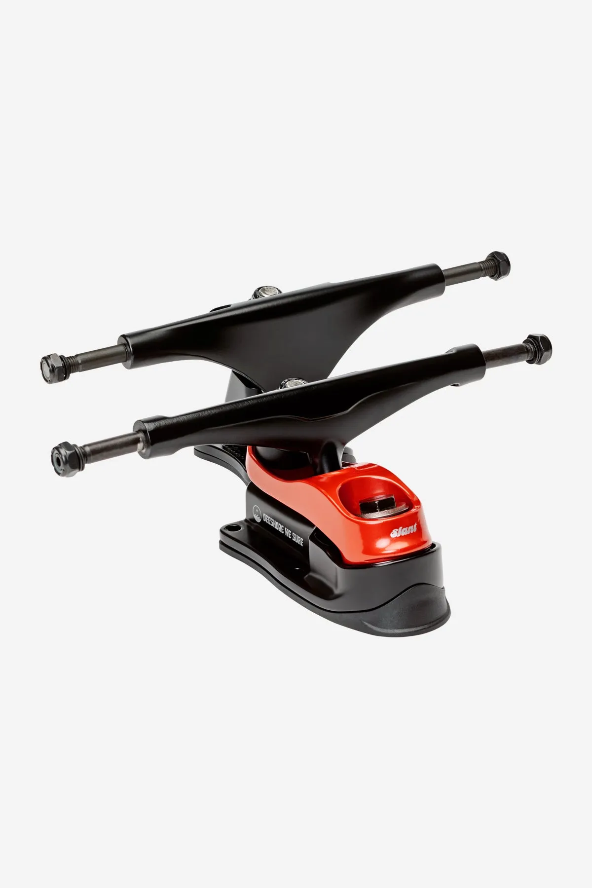 Slant Surf Skate Trucks - Black/Red