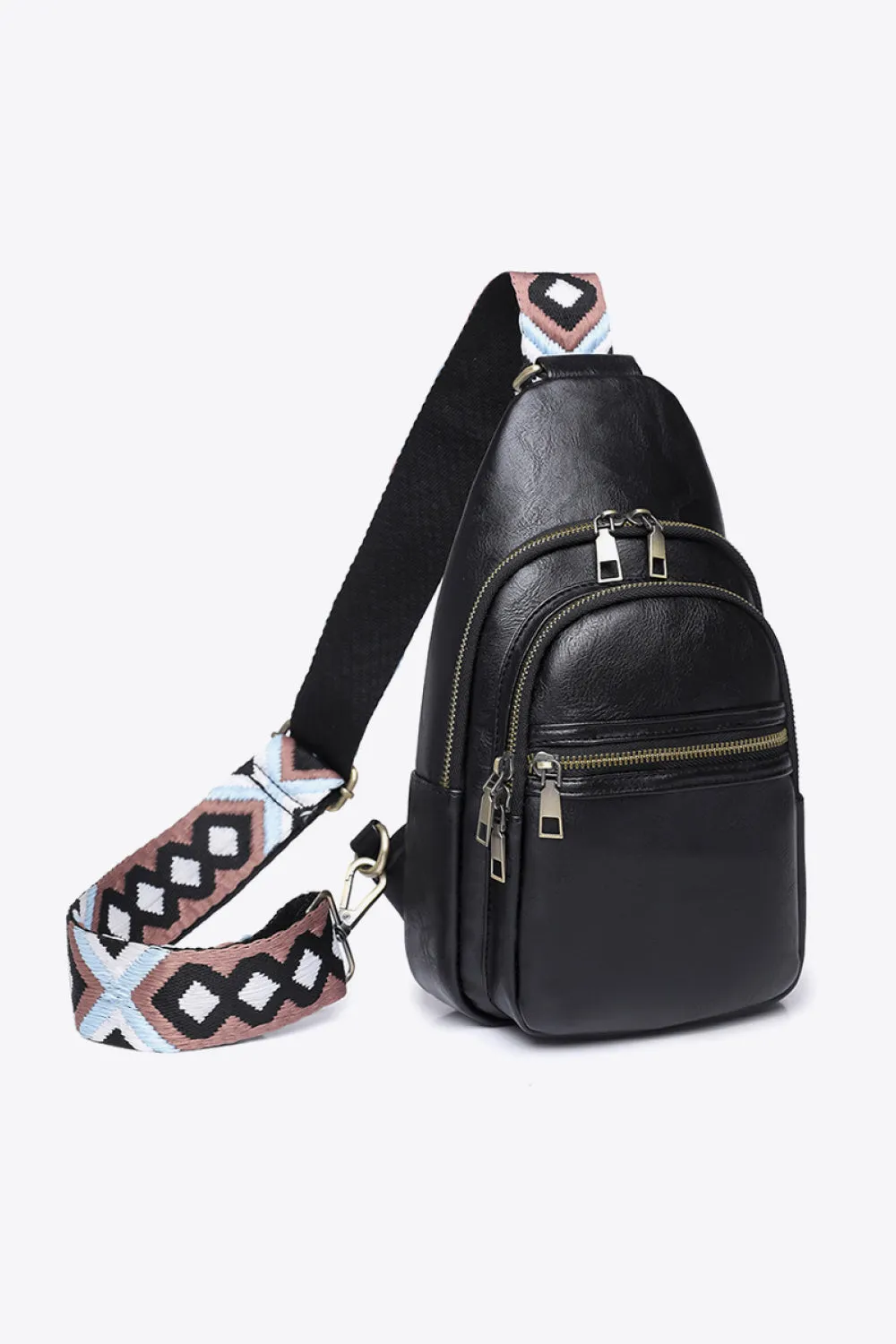 Sling Bag With Contrast Strap