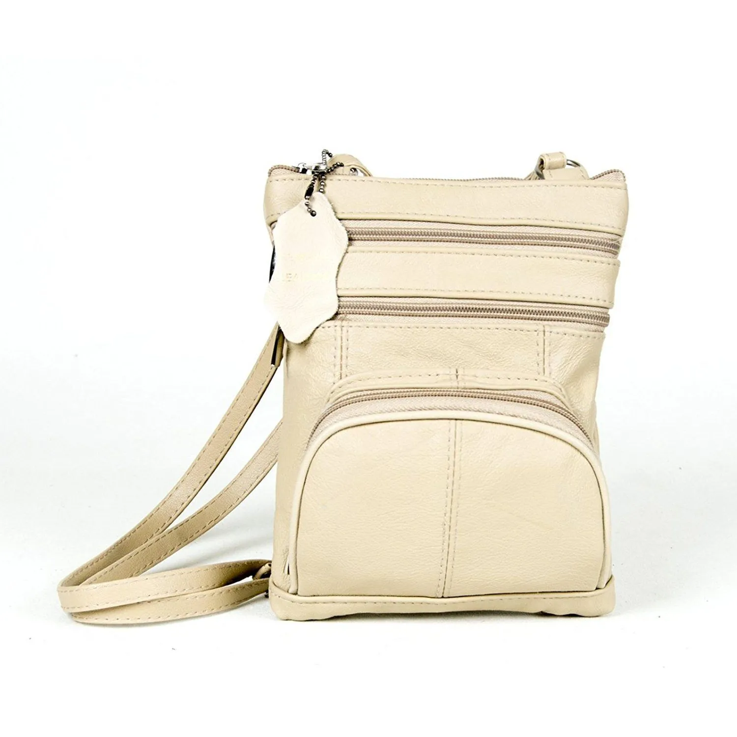 Soft Leather Crossbody Bag with Wallet  - 8 Colors