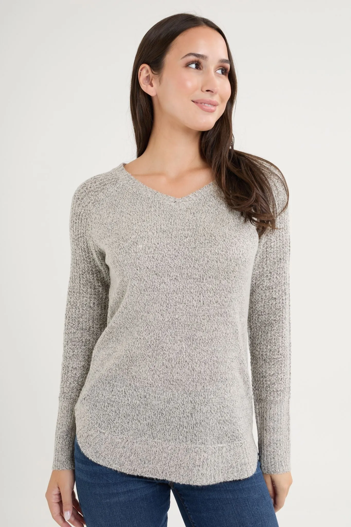 Soft V-neck knit