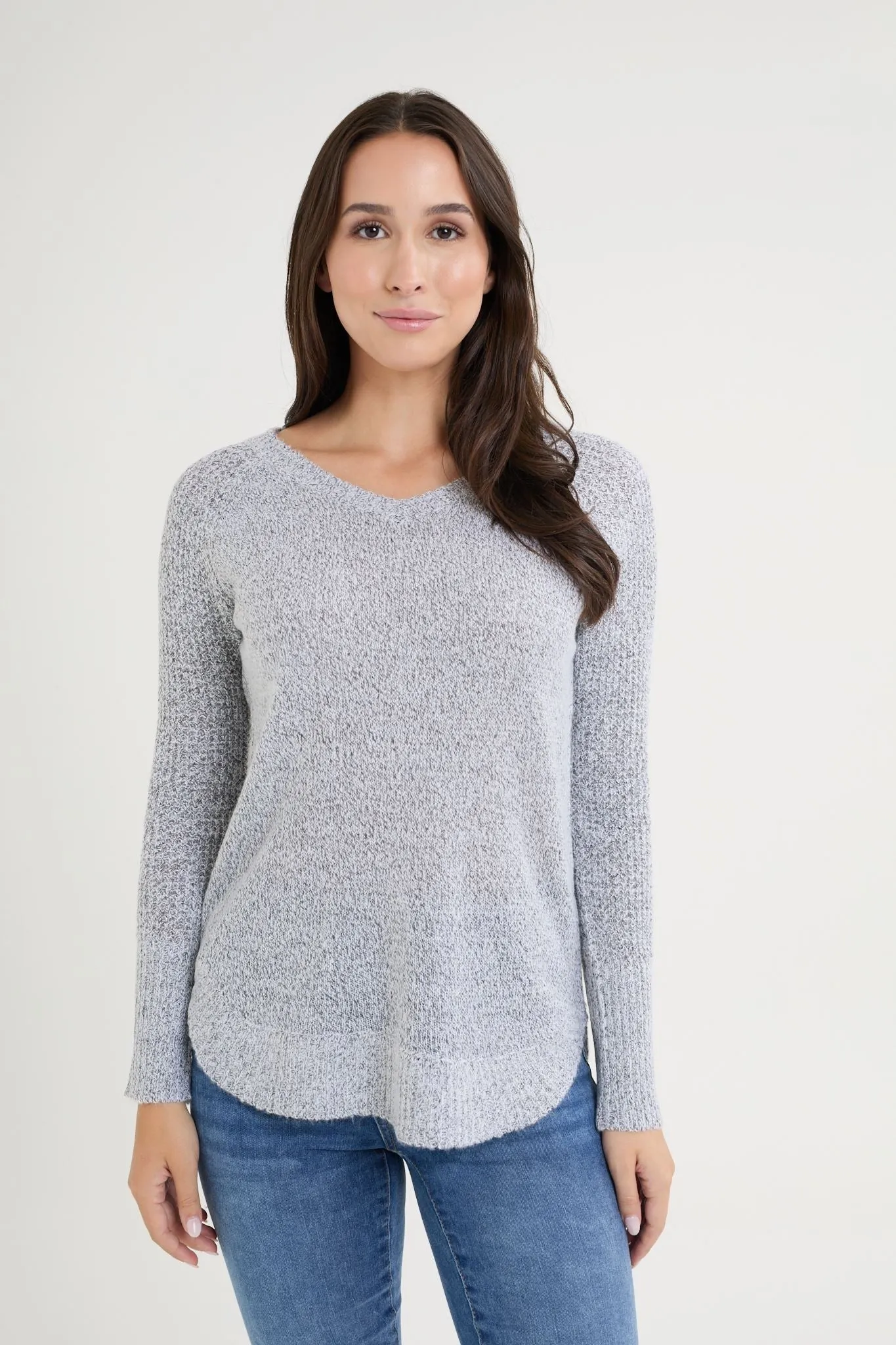 Soft V-neck knit