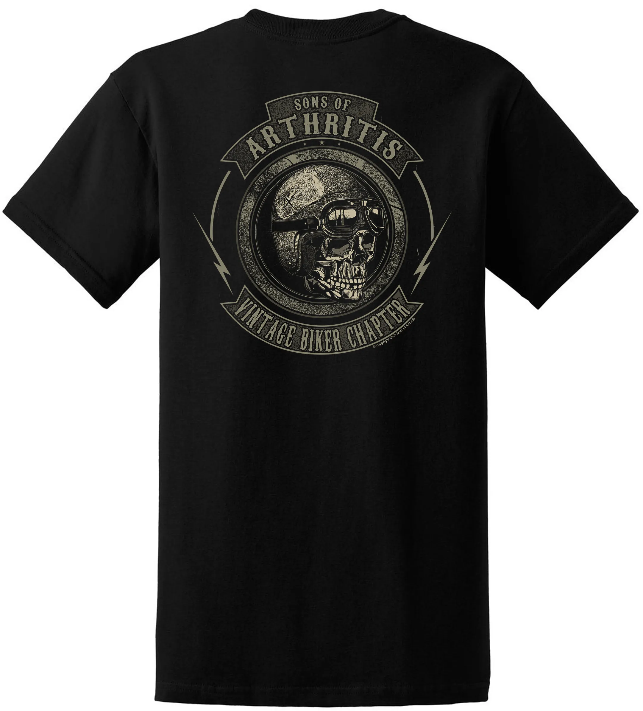 Sons of Arthritis Vintage Biker Chapter T-shirt