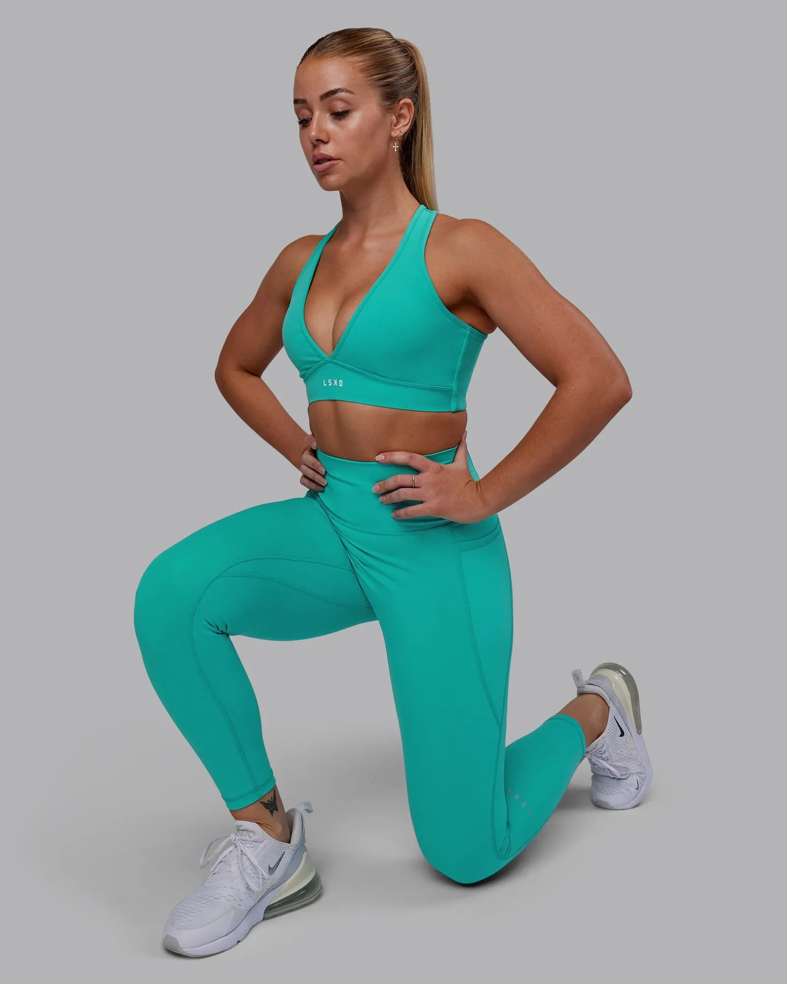 Stamina Sports Bra - Turquoise Tide