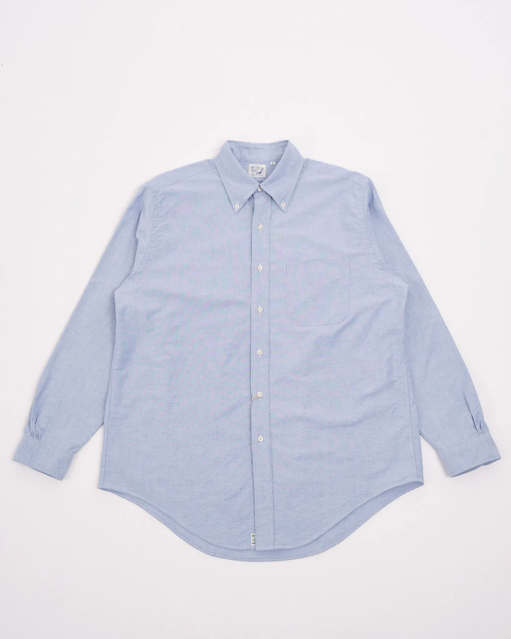 STANDARD OXFORD LIGHT BLUE BUTTON DOWN SHIRT