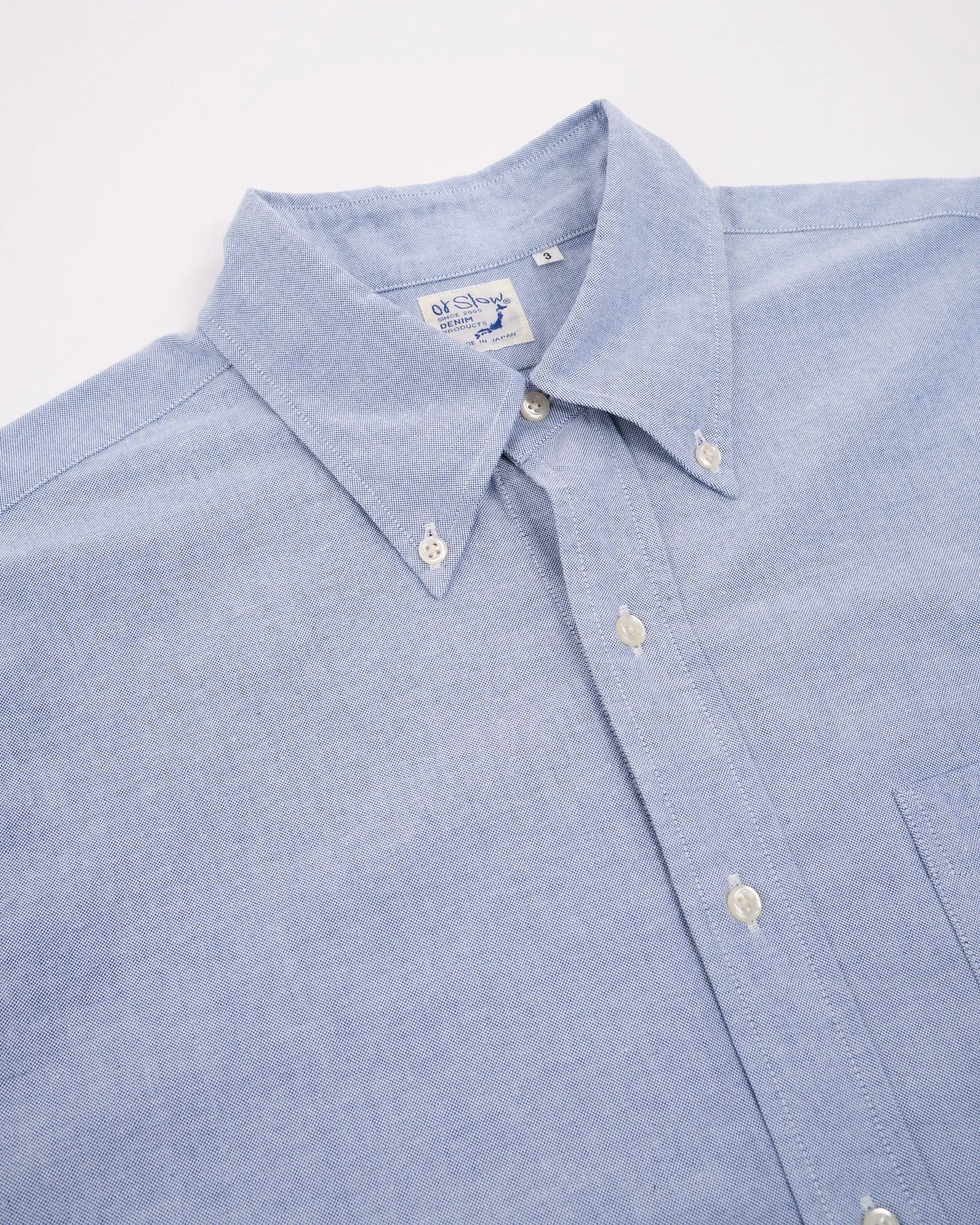 STANDARD OXFORD LIGHT BLUE BUTTON DOWN SHIRT