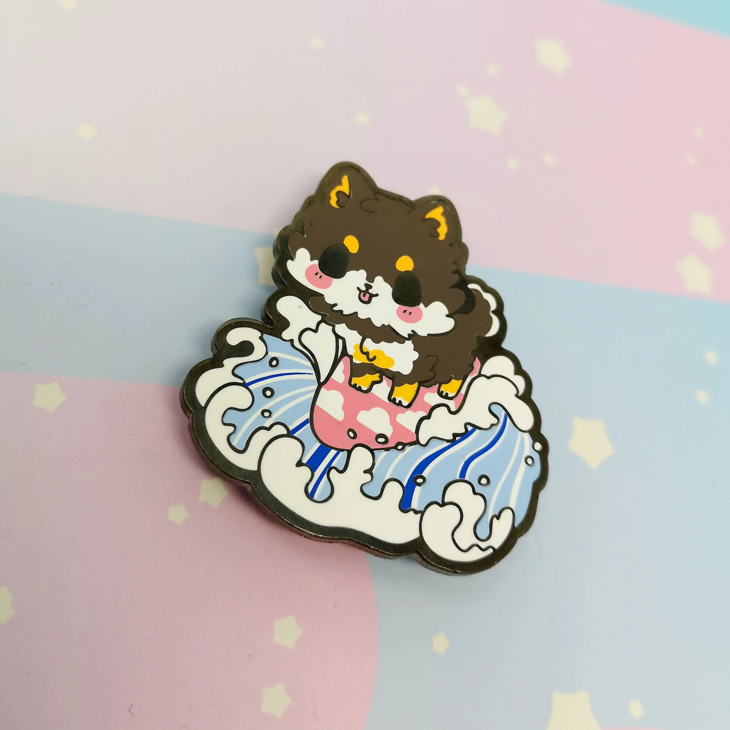 Surfin' Pupper - Hard Enamel Pin