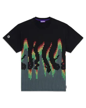 T-Shirt Uomo Octopus Sound Wave Tee Black