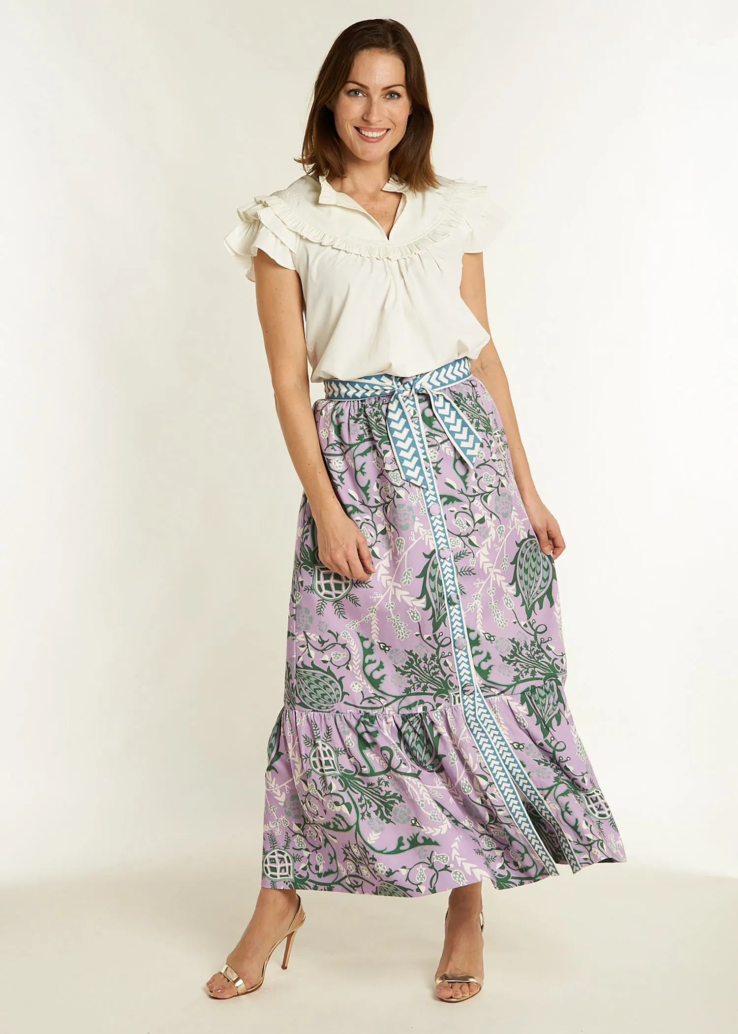 Tantivy Skirt - Frolic Lavender