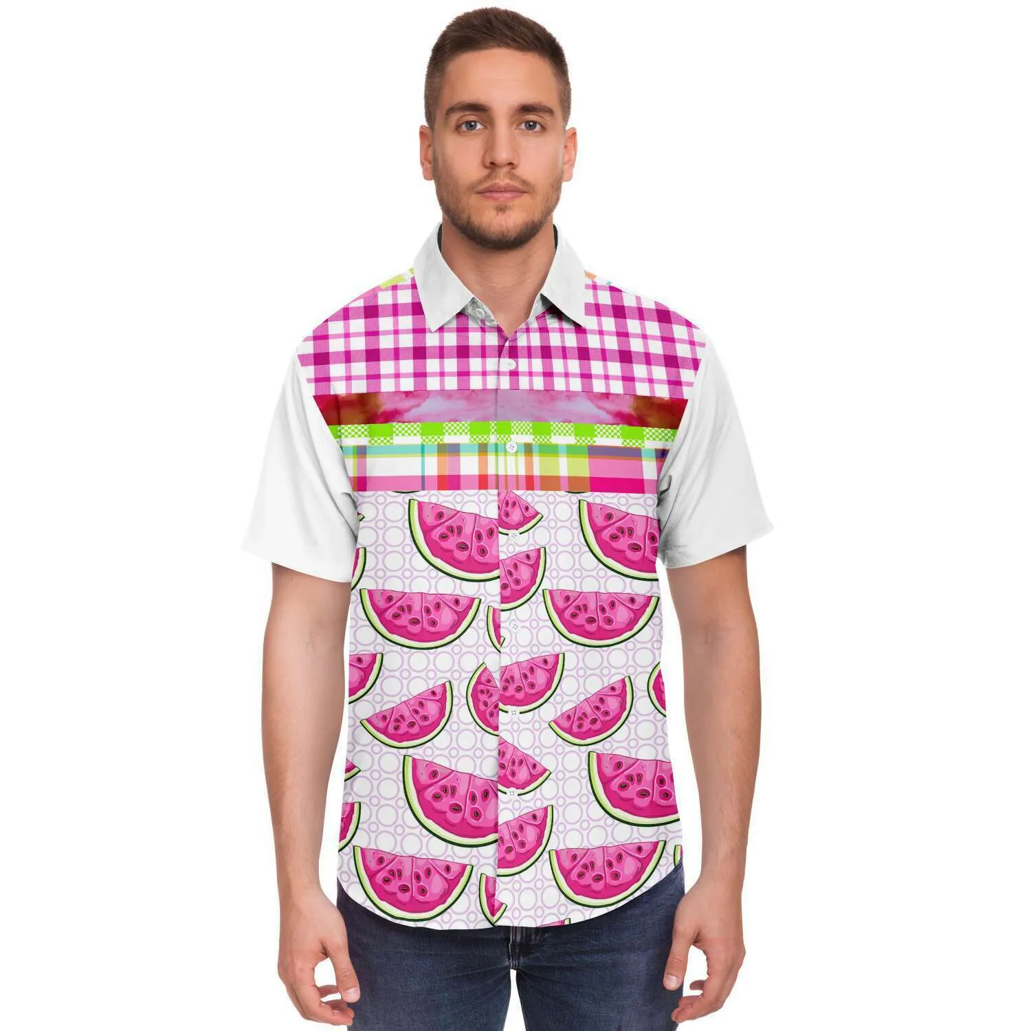 Tasty Treat Short Sleeve Button Down Shirt