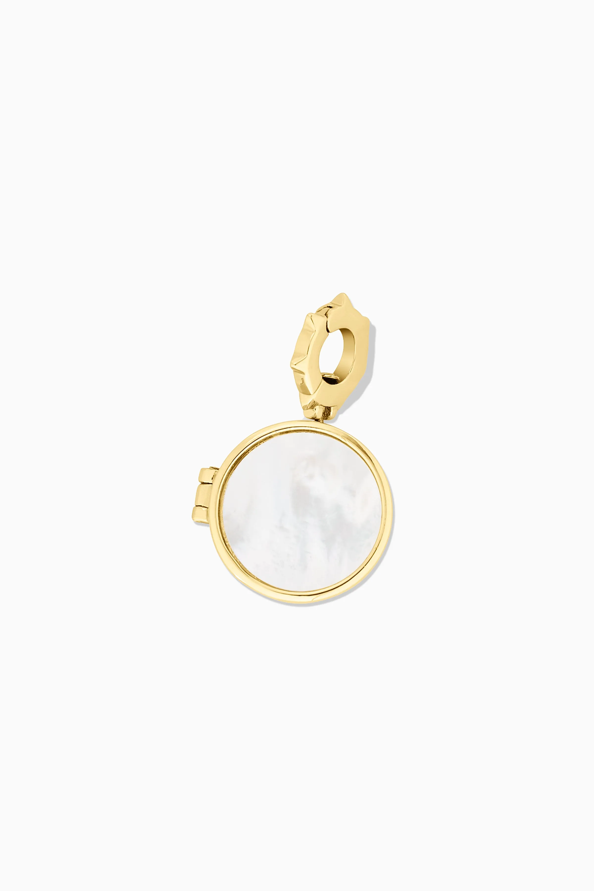 Tatum Mother of Pearl Locket Charm