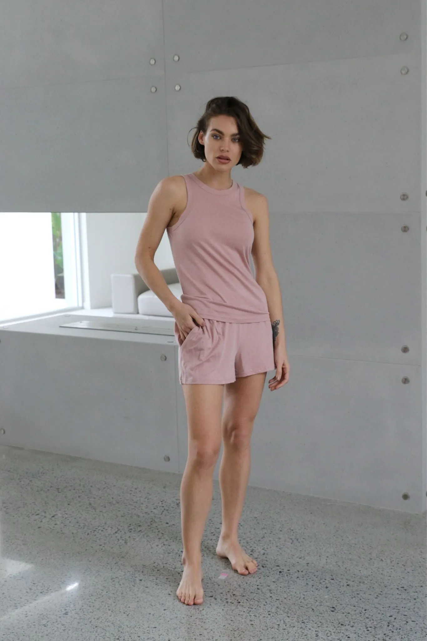 Tencel™ Singlet - Blush