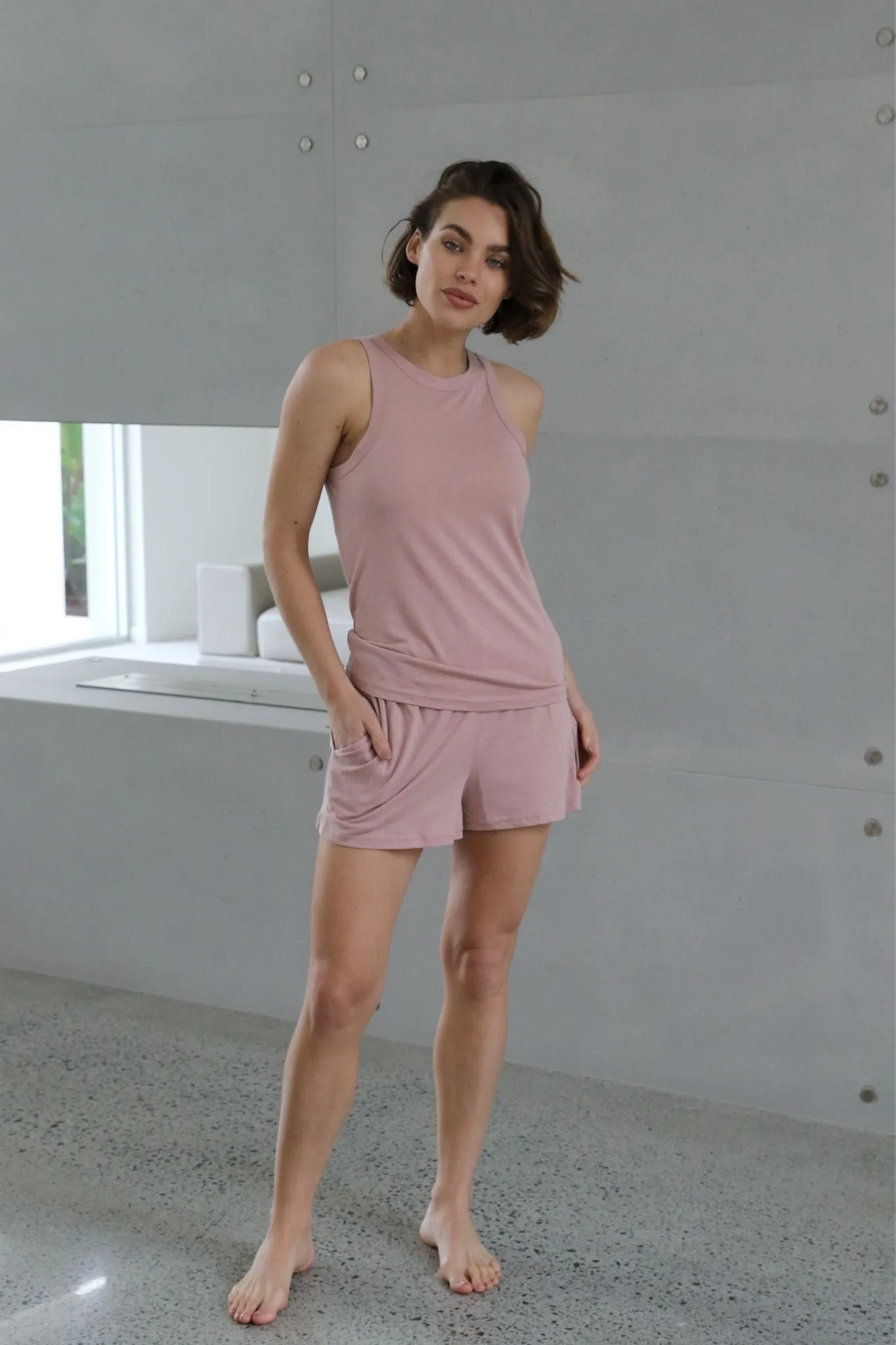 Tencel™ Singlet - Blush