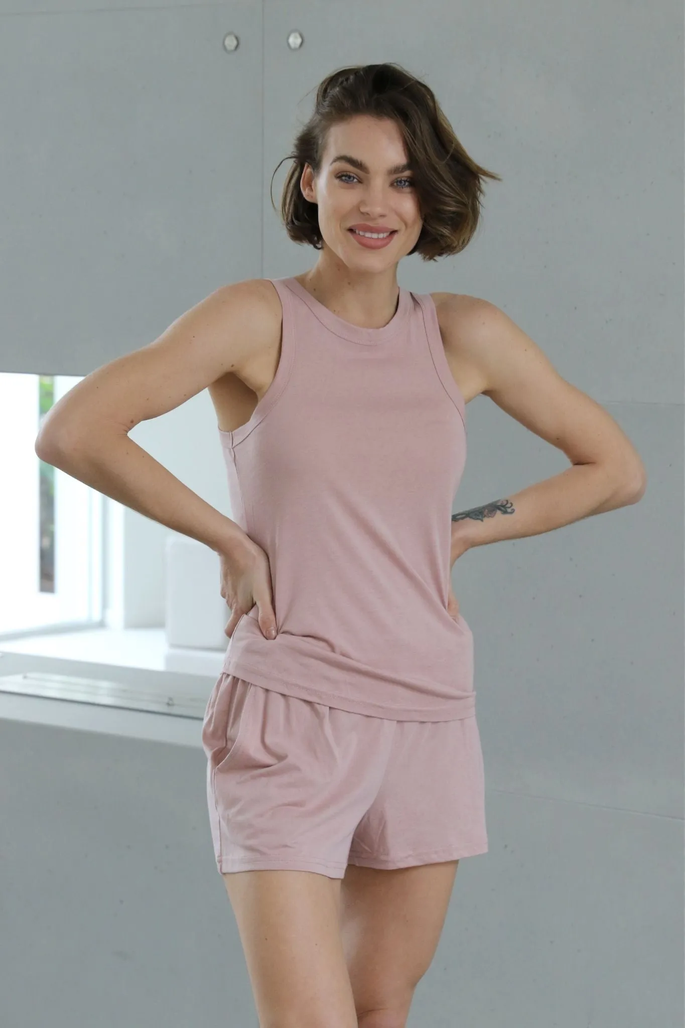 Tencel™ Singlet - Blush