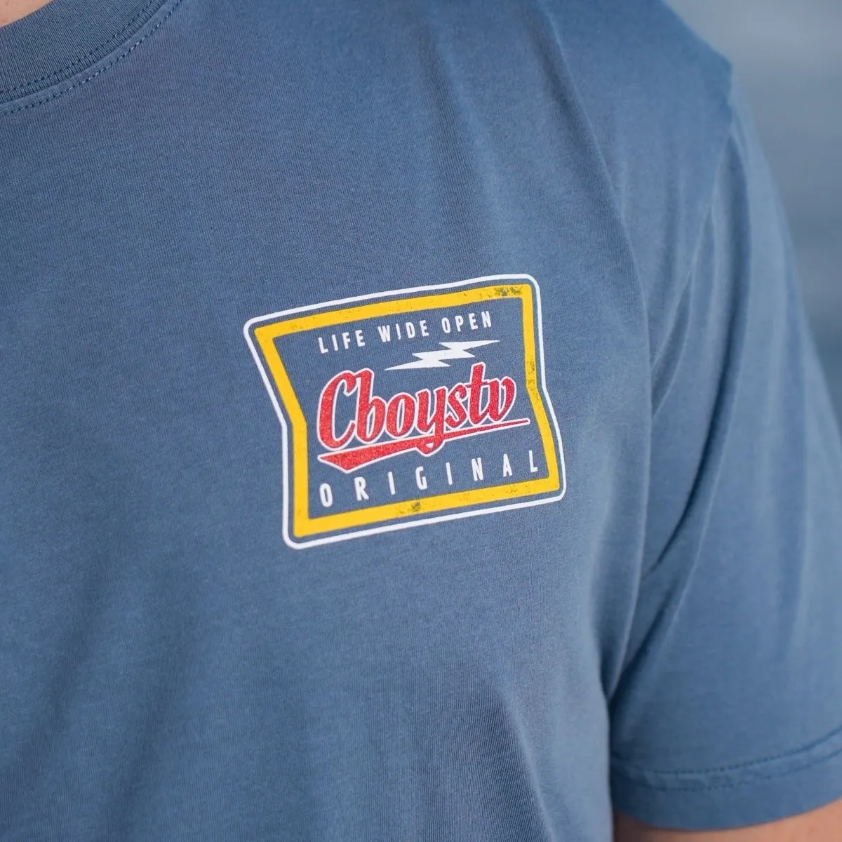 The Miller Vintage Blue Tee