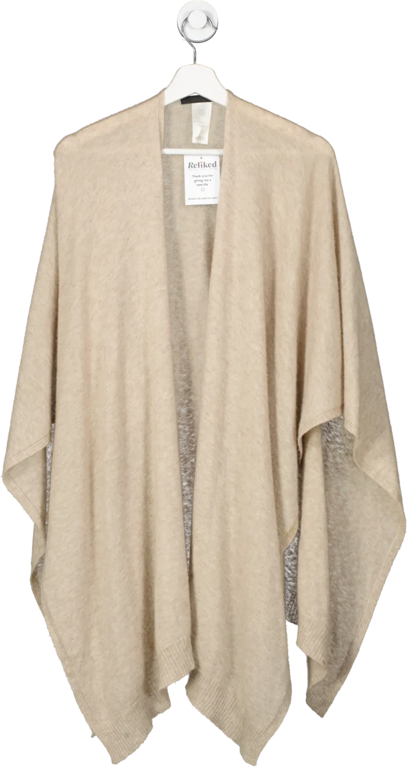 The Row Beige Cashmere Silk Blend Long Cardigan One Size