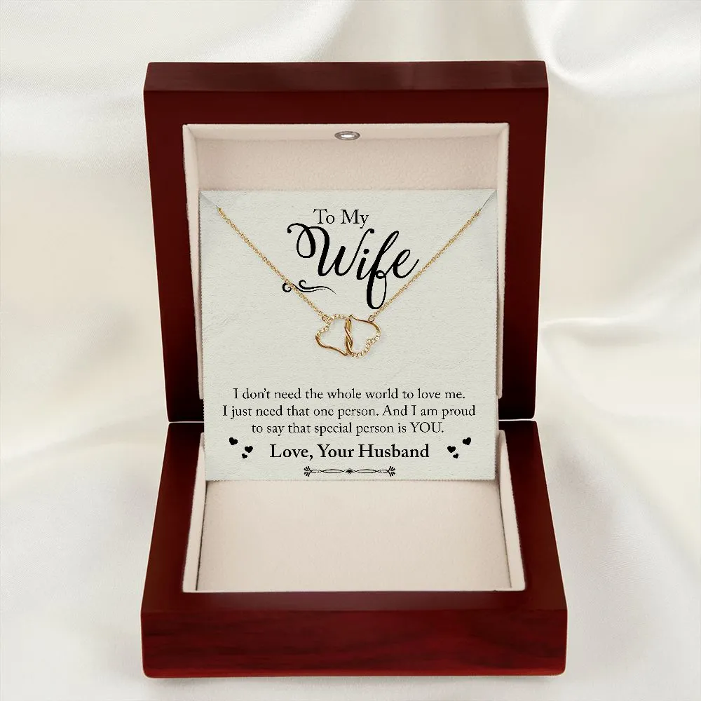 To My Wife Everlasting Love Necklace