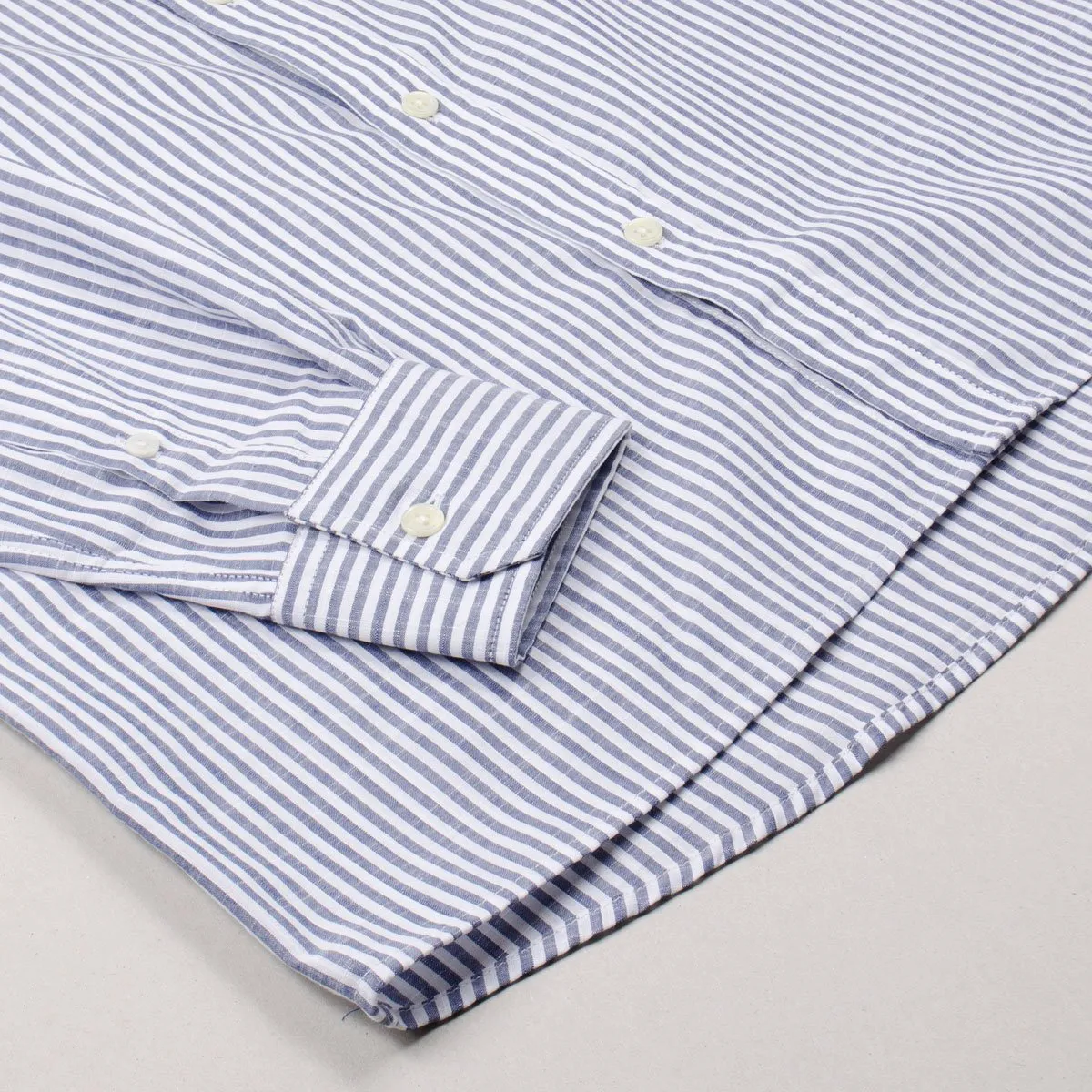 Toka Toka - Peter Parasol Shirt - Blue (Navy Stripes)