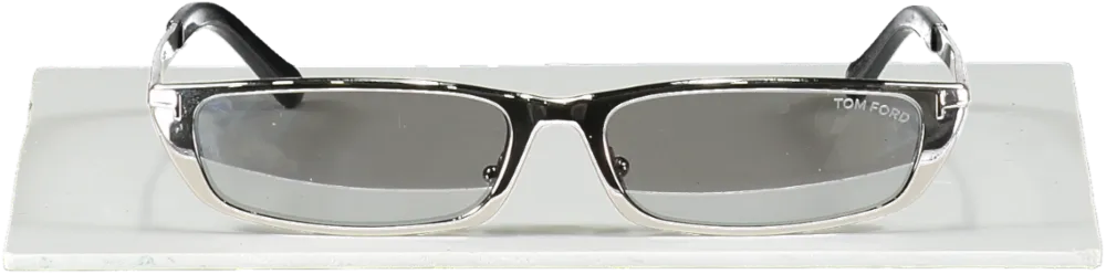 Tom Ford Metallic Silver Everett Tf1059 16c Sunglasses In Case