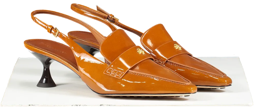 Tory Burch Brown Pointed Sling Back Pump UK 7.5 EU 40.5 👠