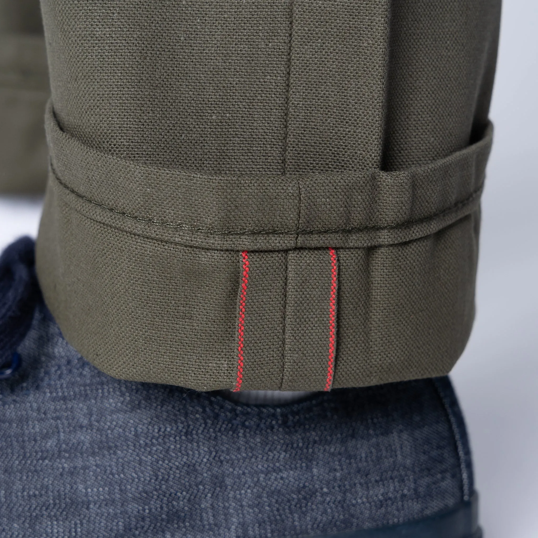 True Guy - Army Green Duck Selvedge