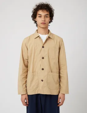 Universal Works Bakers Overshirt - Sand