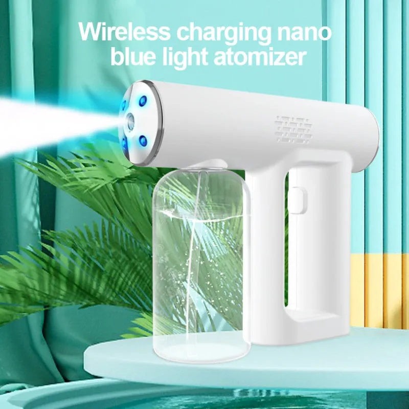 USB Rechargeable Disinfection Blue Light Nano Steam Gun