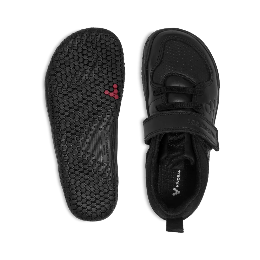 Vivobarefoot Primus Ludo School Kids Obsidian