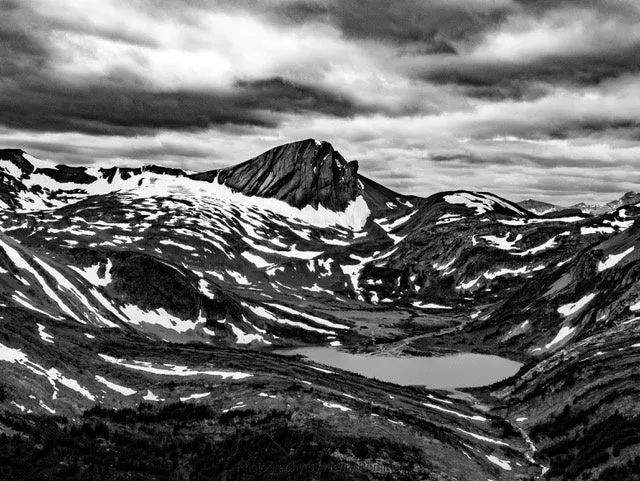 Warrior and Aster Lake Print