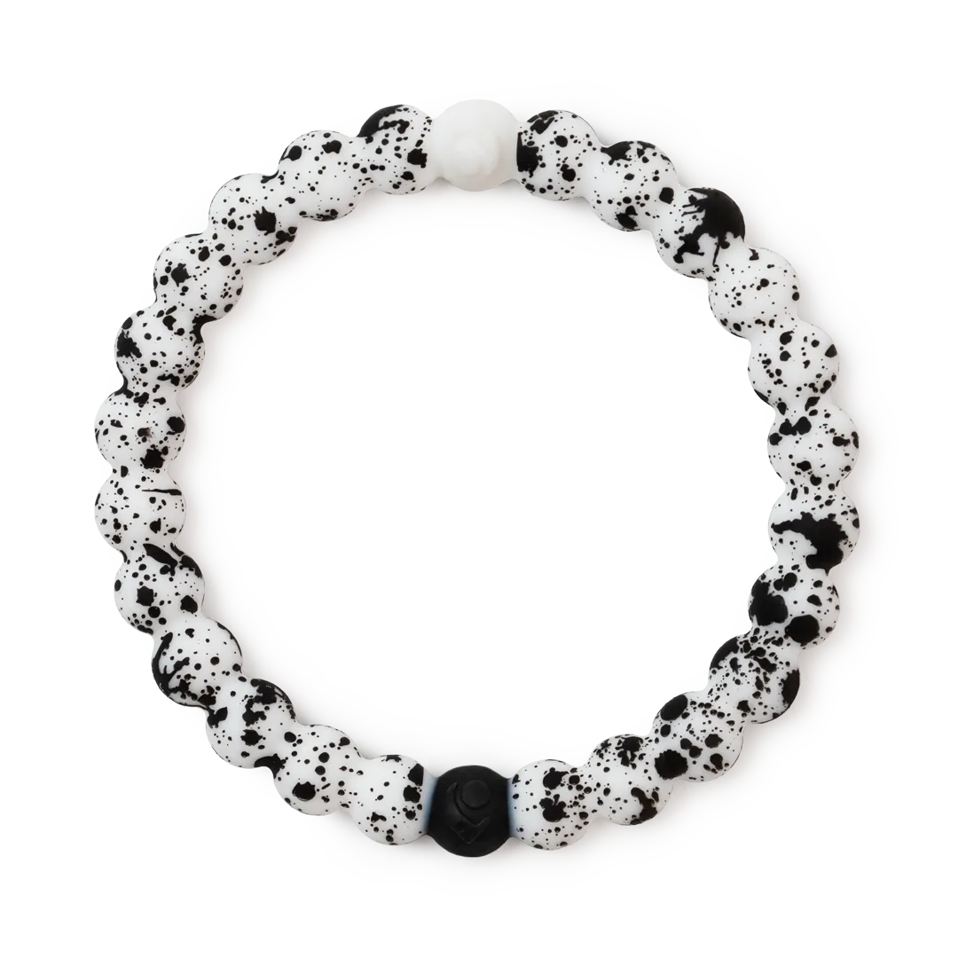 White Splatter Bracelet