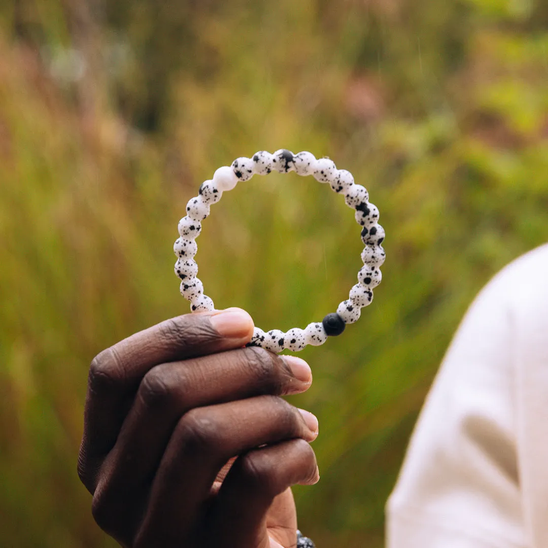 White Splatter Bracelet