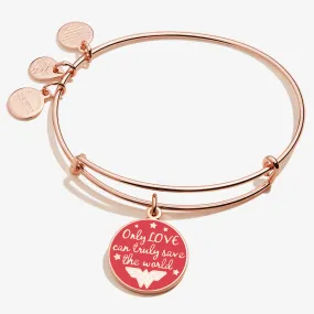 Wonder Woman 'Love Can Save The World' Charm Bangle