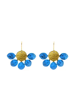 Yasmin earrings, blue