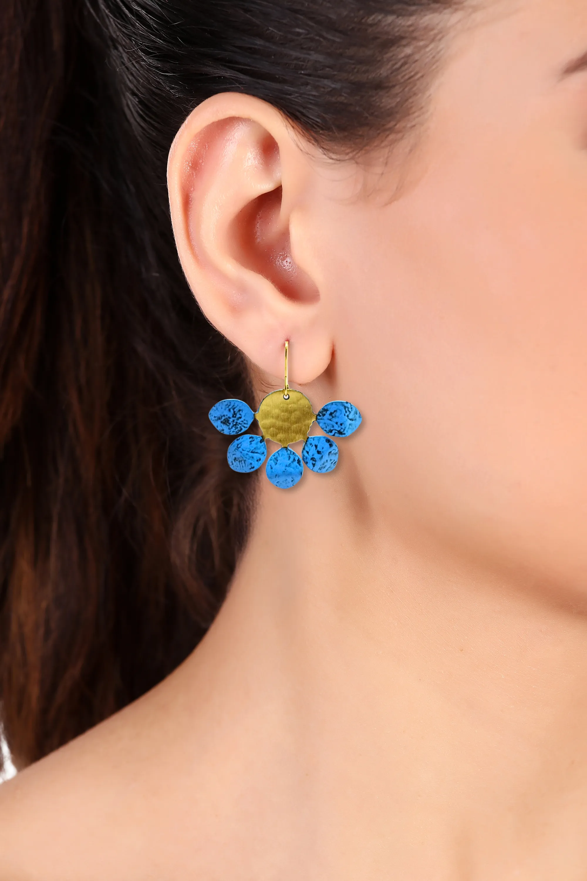 Yasmin earrings, blue