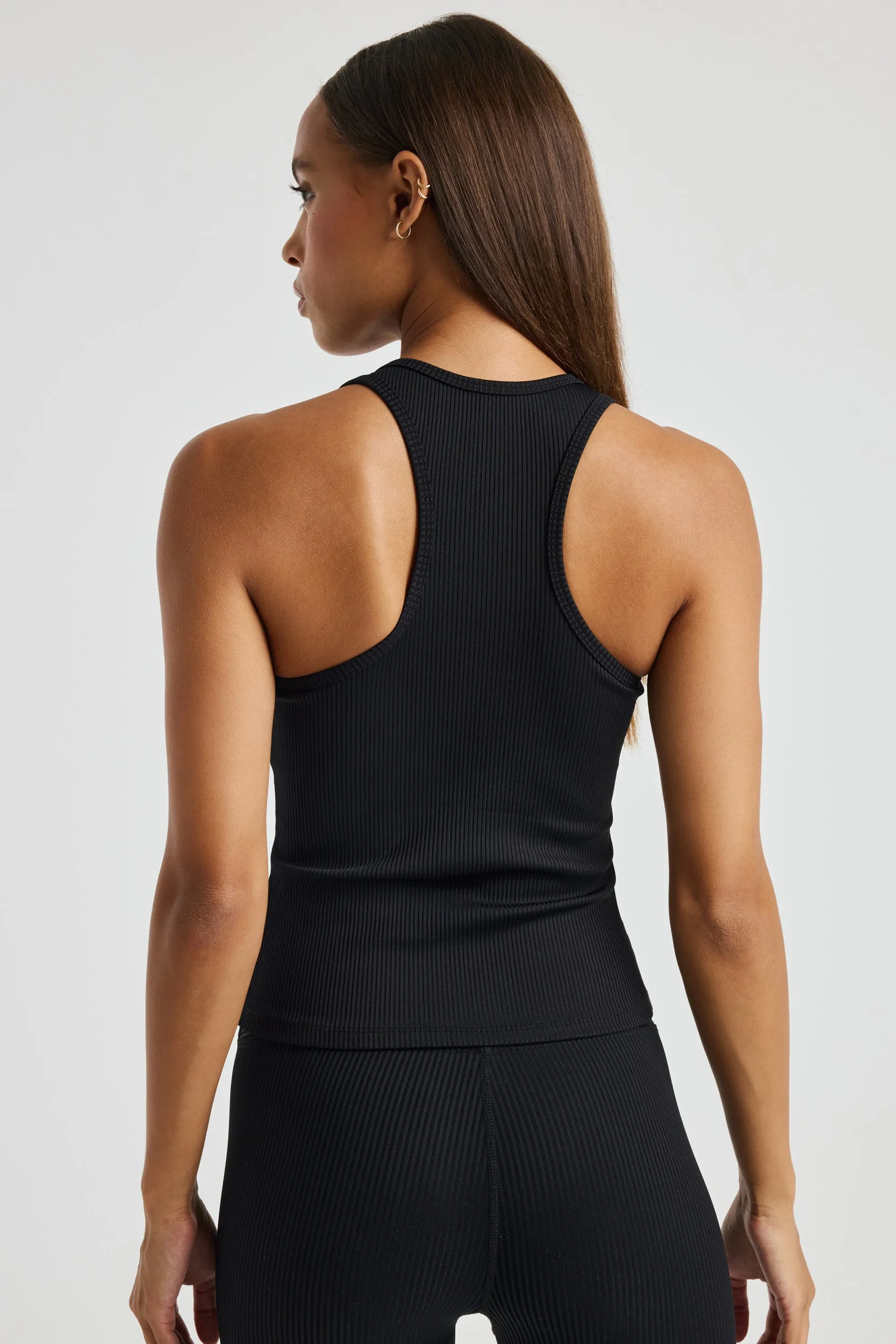 Year Of Ours Ribbed Sporty Tank - Black