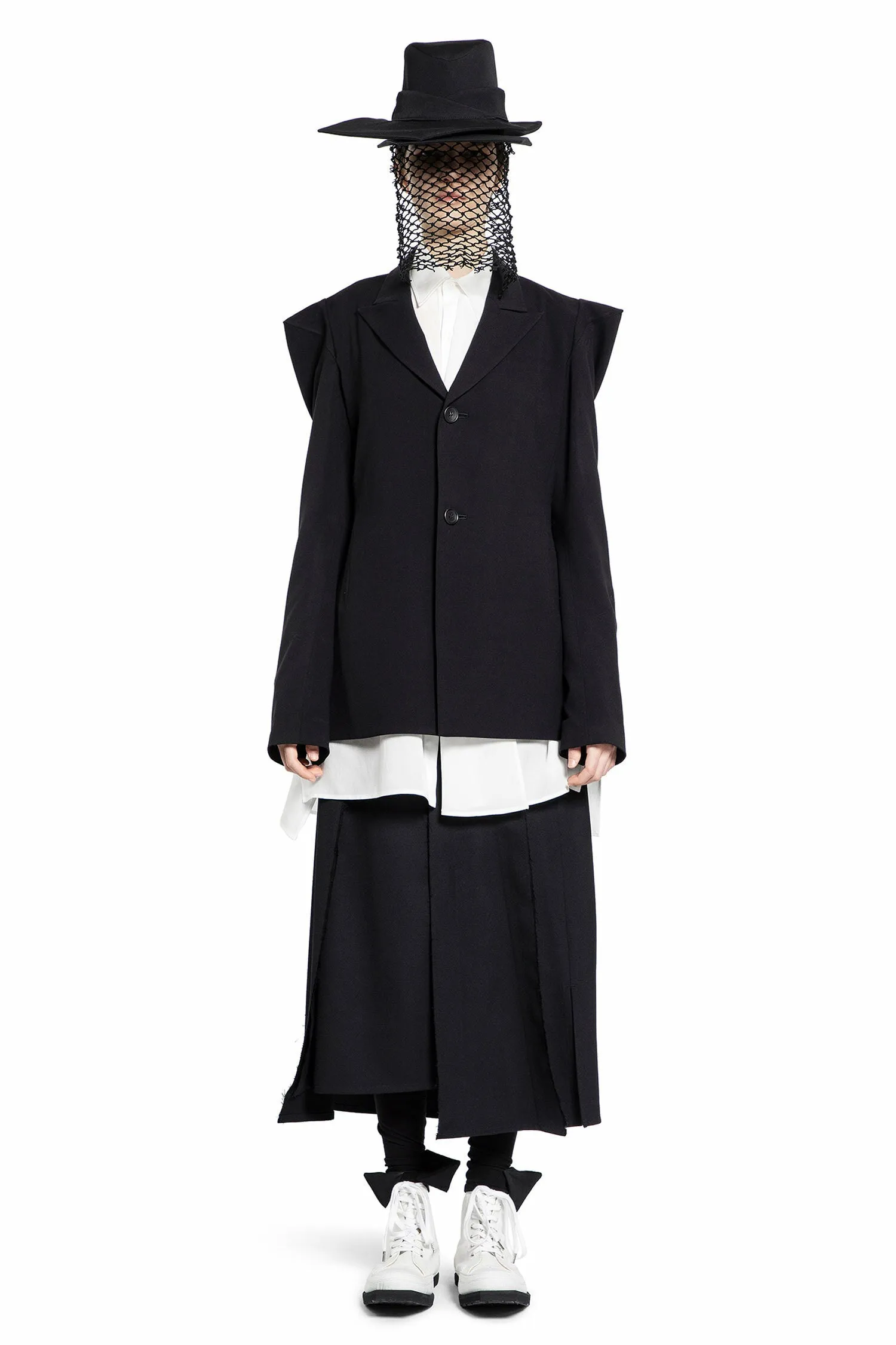 YOHJI YAMAMOTO WOMAN BLACK BLAZERS