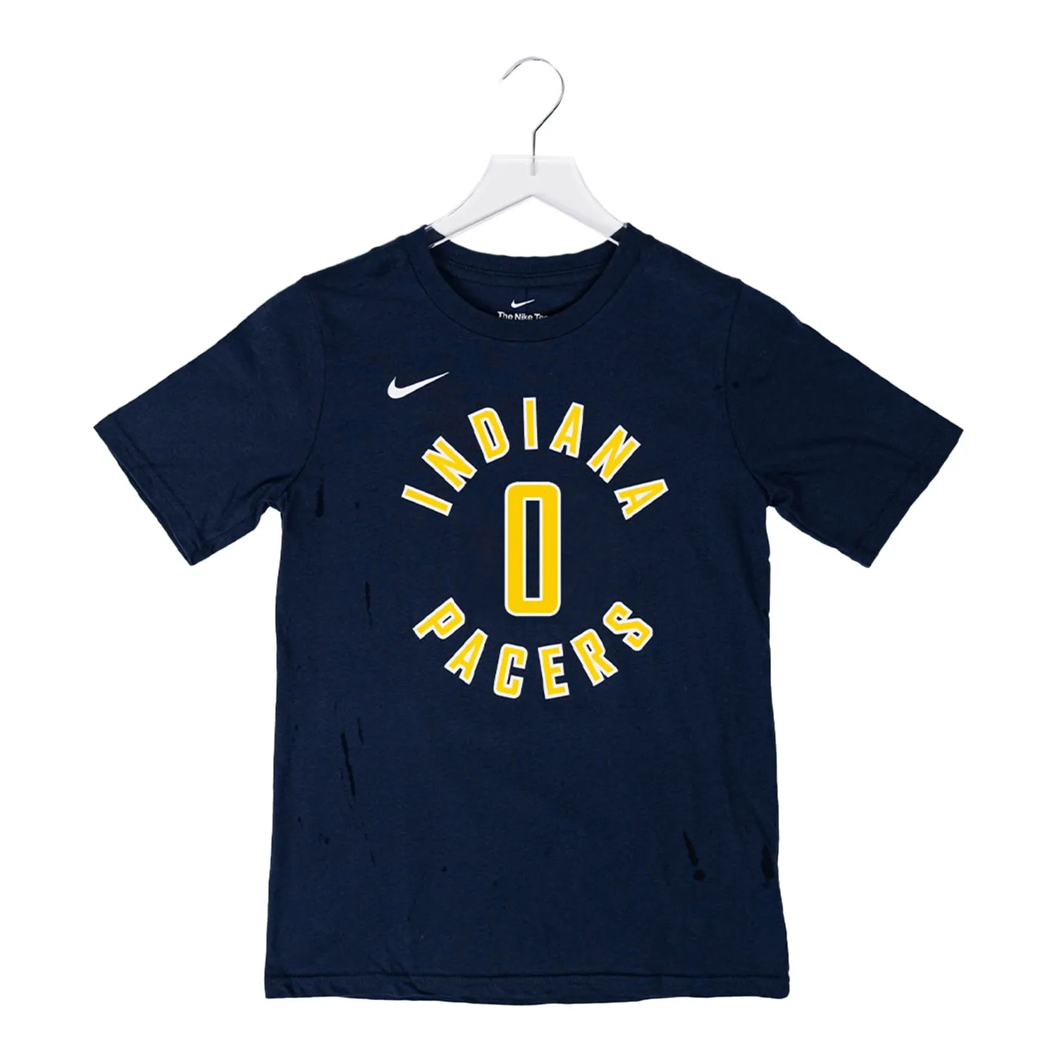 Youth Indiana Pacers Tyrese Haliburton #0 Icon Name and Number T-shirt by Nike